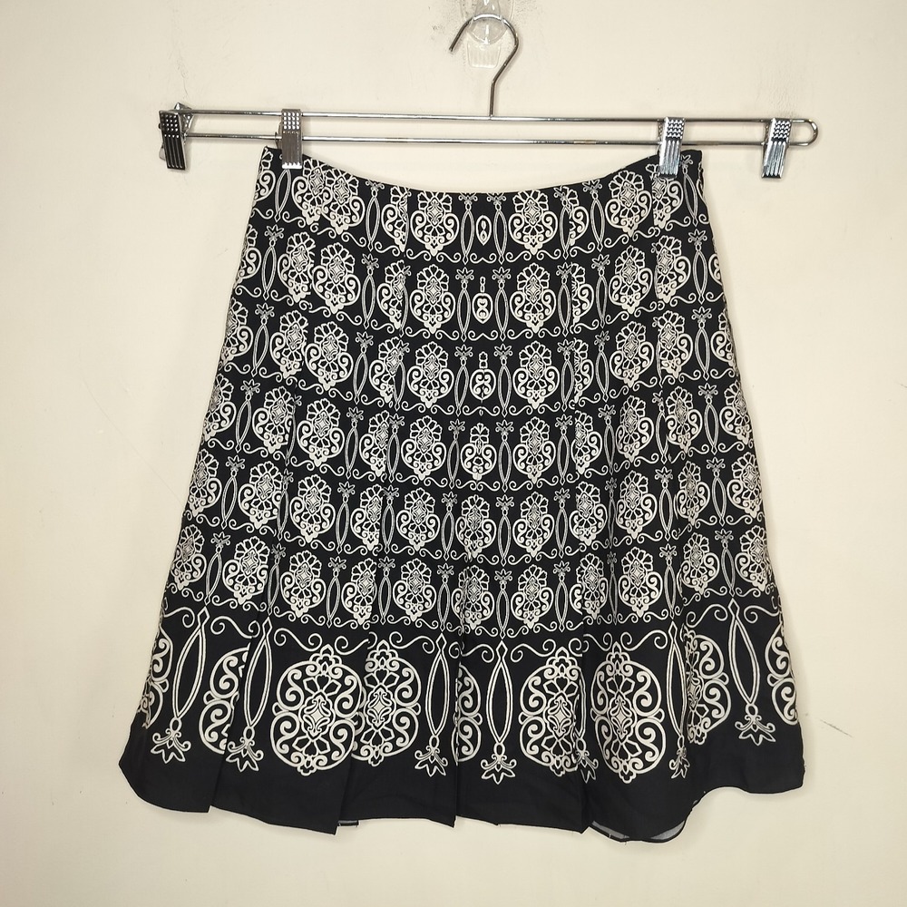 Pleated Floral Skirt Sold